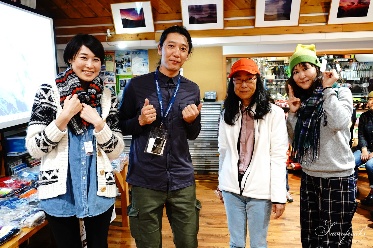 ビッグマウンテンスキーヤー・山木匡浩の『ミニスキーの夕べ 山木ひとり編』in Mt.石井スポーツ札幌桑園店